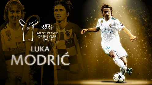 Luka Modrić najbolji fudbaler Evrope, ceremonija bez Ronalda! Foto: UEFA