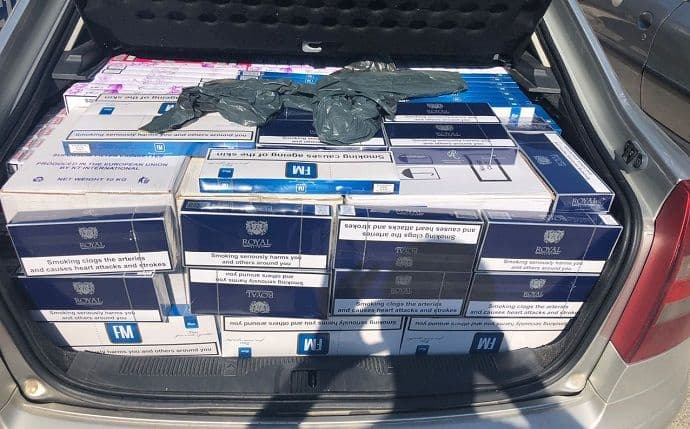 Uhapšen Nikšićanin zbog švercovanih cigareta Uhapšen Nikšićanin zbog švercovanih cigareta