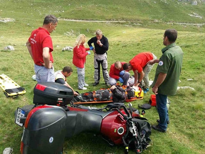 Spašen motociklista iz Češke Spašen motociklista iz Češke