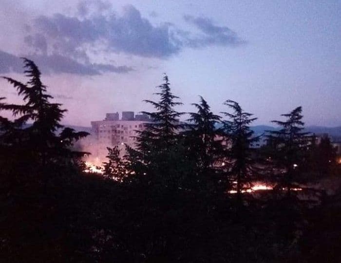 Požar kod Osnovne škole Oktoih Požar kod Osnovne škole Oktoih