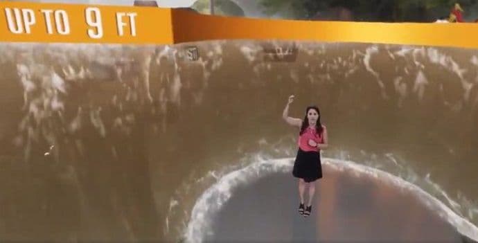 Simulacija: Ovako će izgledati udari uragana Florens Simulacija: Ovako će izgledati udari uragana Florens