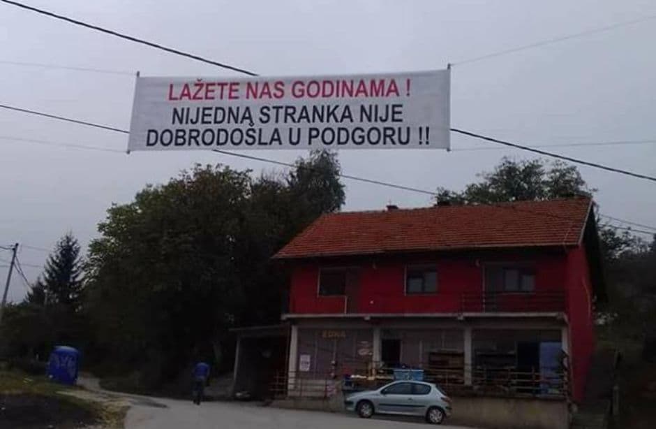 Mještani sela u BiH strankama: Niste dobrodošli, lažete nas Foto: N1