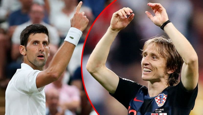 Đoković čestitao Modriću Foto: Telegraf.rs