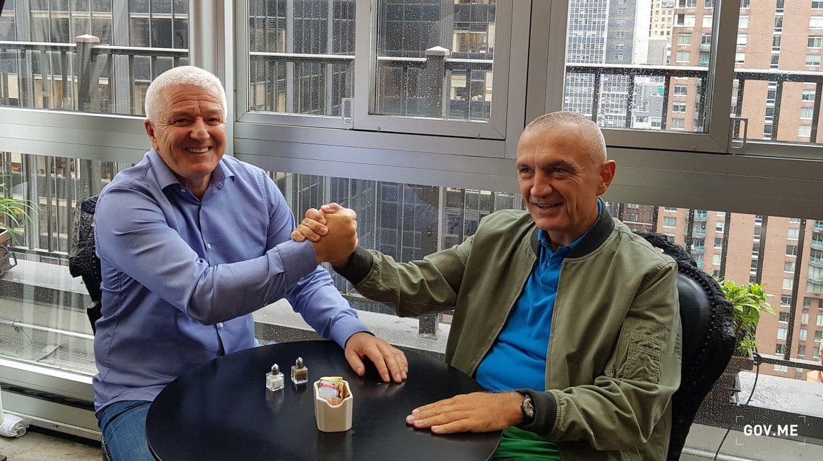 Marković se u Njujorku sastao sa predsjednikom Albanije Foto: Vlada CG Twitter