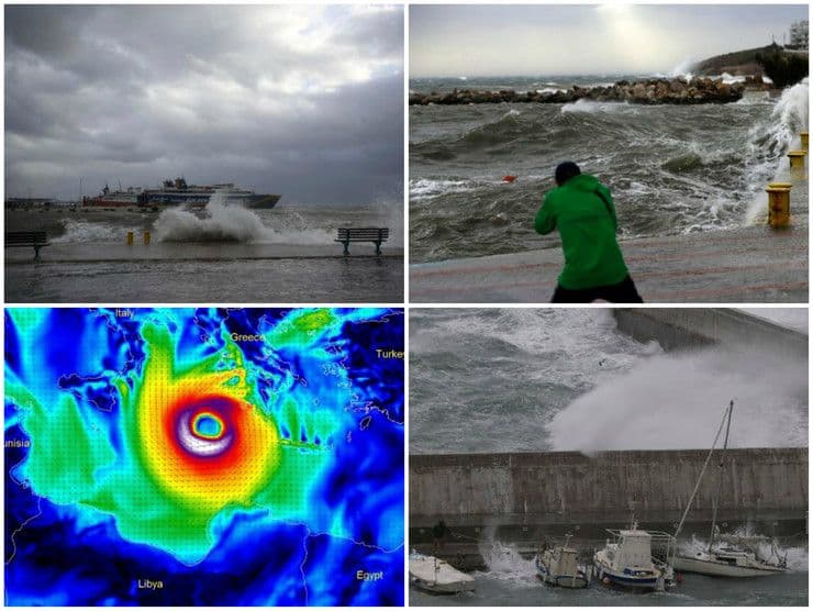 Rijetka hibridna oluja napravila haos u Mediteranu Rijetka hibridna oluja napravila haos u Mediteranu