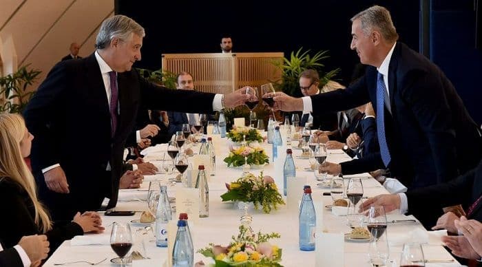 Tajani: Za stabilnu Evropu potrebni partneri kao Crna Gora Tajani: Za stabilnu Evropu potrebni partneri kao Crna Gora