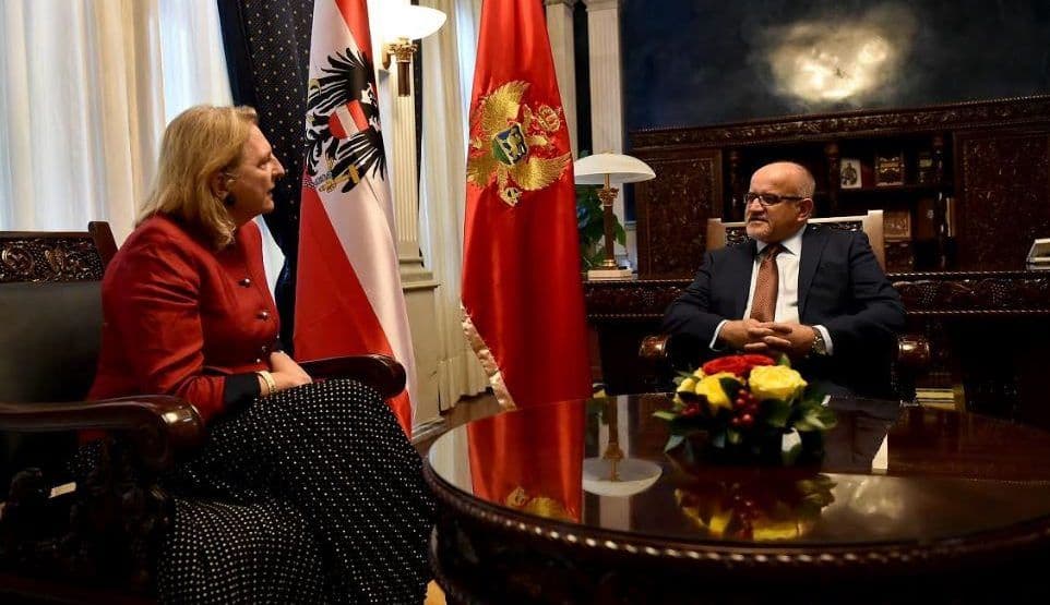 Snažno partnerstvo Crne Gore i Austrije će se nastaviti Snažno partnerstvo Crne Gore i Austrije će se nastaviti