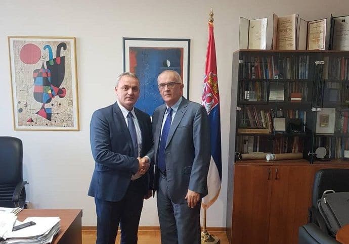 Gjokaj i Mitrović gosti Povjerenika Srbije Gjokaj i Mitrović gosti Povjerenika Srbije