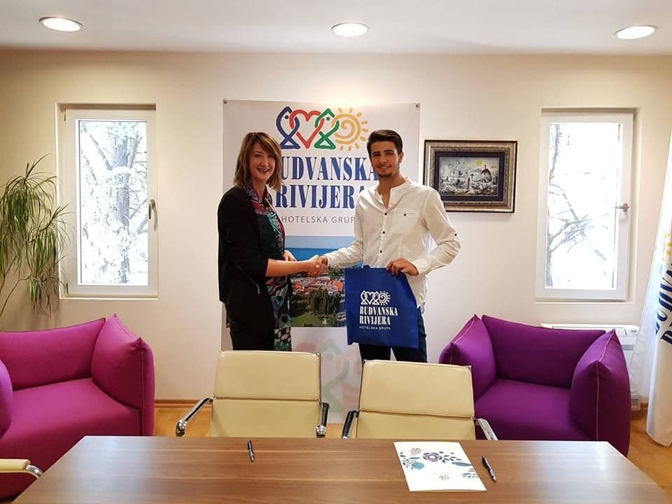 HG Budvanska rivijera sponzor mladog tenisera iz Budve HG Budvanska rivijera sponzor mladog tenisera iz Budve