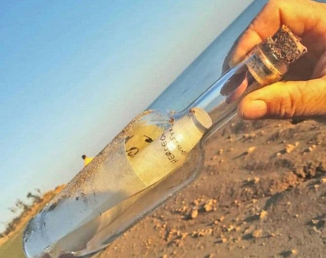 U Italiji pronađena poruka u boci poslata iz Herceg Novog U Italiji pronađena poruka u boci poslata iz Herceg Novog