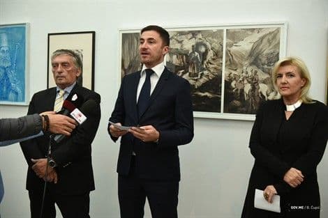 Ministar Bogdanović otvorio izložbu posvećenu Svetom Petru Cetinjskom Ministar Bogdanović otvorio izložbu posvećenu Svetom Petru Cetinjskom