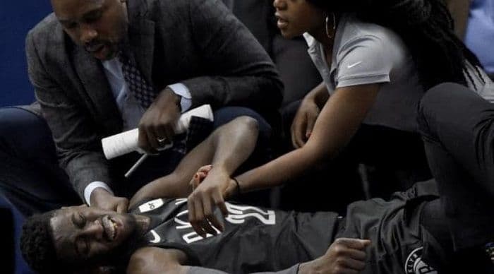 Teška povreda NBA košarkaša Teška povreda NBA košarkaša