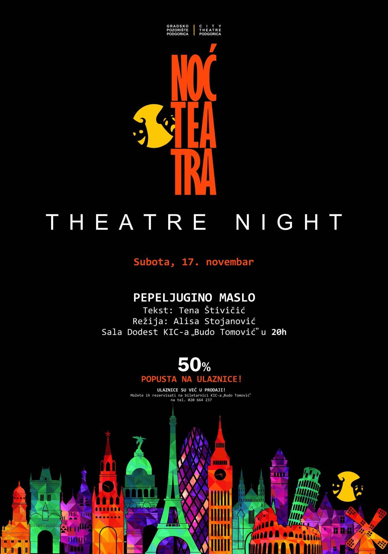 "Pepeljugino maslo" za Evropsku noć teatra "Pepeljugino maslo" za Evropsku noć teatra