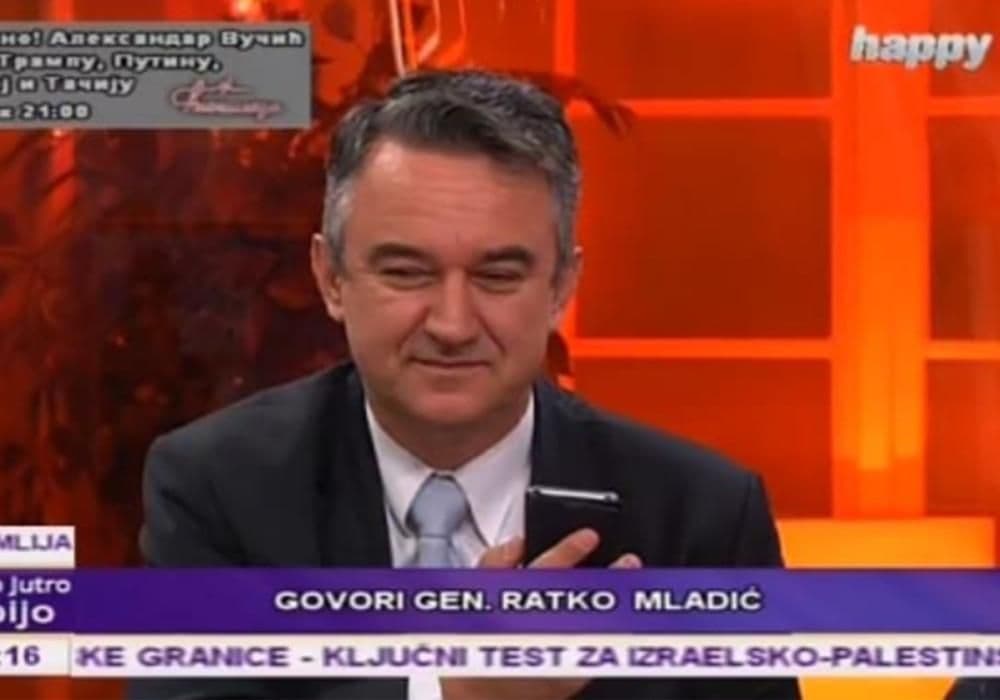 Ratko Mladić se javio iz Haga u jutarnjem programu kod Marića: Ljubi vas deda Ratko Ratko Mladić se javio iz Haga u jutarnjem programu kod Marića: Ljubi vas deda Ratko