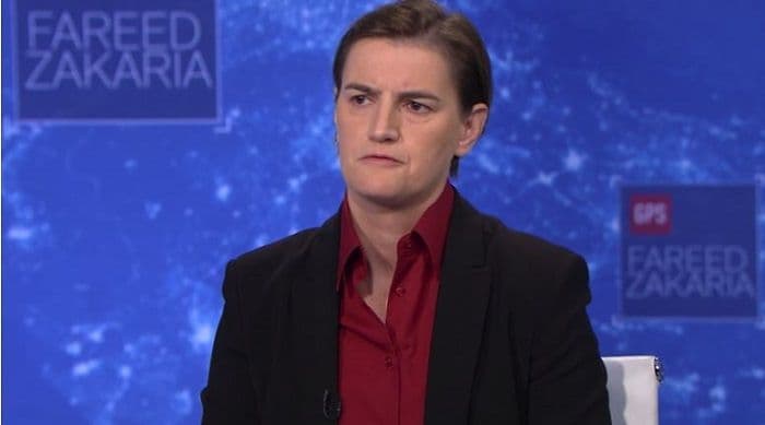 Brnabić za CNN govorila kako je biti LGBT premijerka Brnabić za CNN govorila kako je biti LGBT premijerka