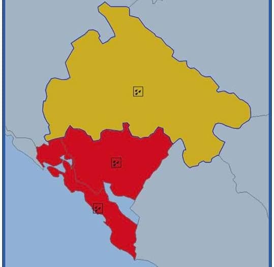 CRVENI ALARM: Obilne kiše, jaki udari vjetra... CRVENI ALARM: Obilne kiše, jaki udari vjetra...