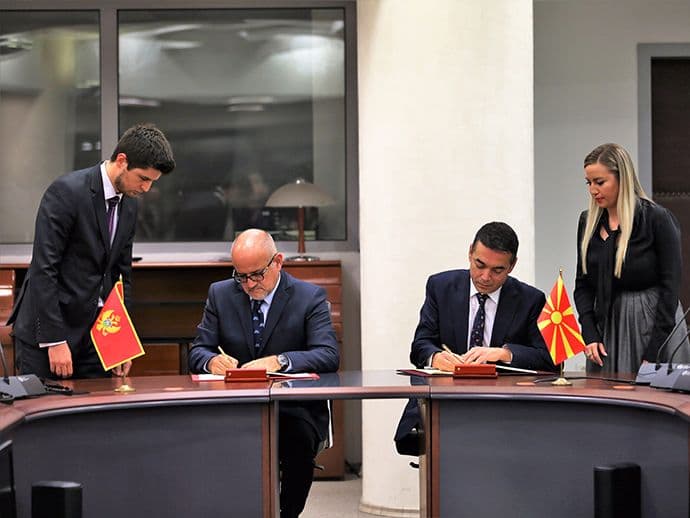 Potpisan ugovor između Crne Gore i Makedonije o uređivanju imovinsko-pravnih odnosa Potpisan ugovor između Crne Gore i Makedonije o uređivanju imovinsko-pravnih odnosa