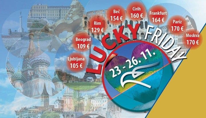 Najniže cijene za redovne destinacije u naredna tri dana Najniže cijene za redovne destinacije u naredna tri dana