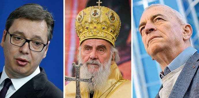 Vučić i SPC po nalogu Moskve opet nasrću na Crnu Goru Foto: CROPIX