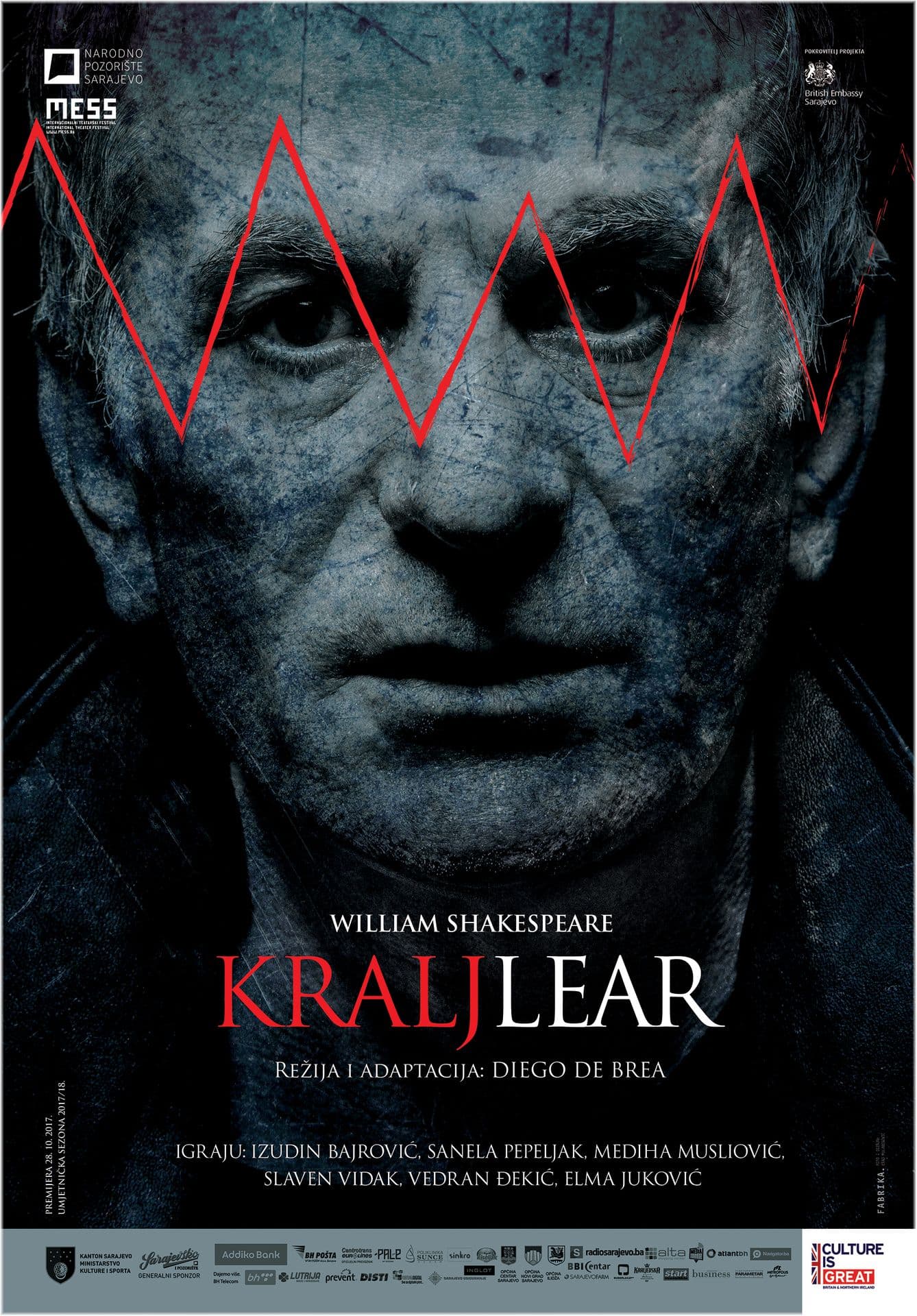 Međunarodni festival glumca - predstava "Kralj Lir" Međunarodni festival glumca - predstava "Kralj Lir"