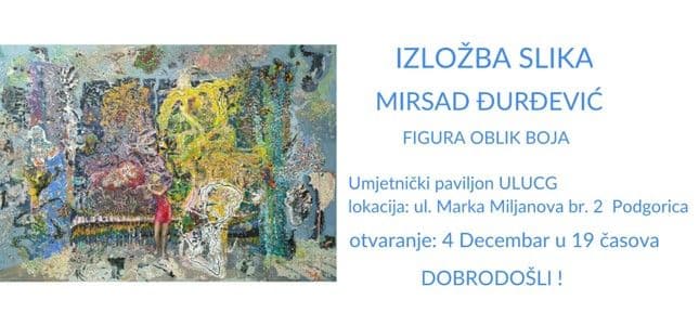 Izložba slika Mirsada Đurđevića u Umjetničkom paviljonu Izložba slika Mirsada Đurđevića u Umjetničkom paviljonu