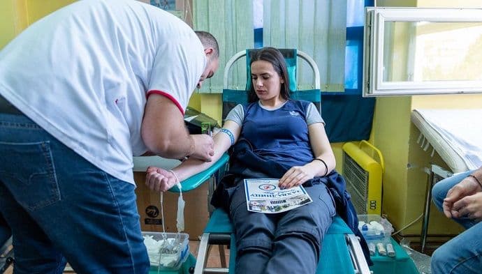 Procenat dobrovoljnog davalaštva krvi u Danilovgradu 3,7 odsto Procenat dobrovoljnog davalaštva krvi u Danilovgradu 3,7 odsto