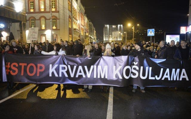 Protest "Stop krvavim košuljama" u Beogradu Tanjug/Rade Prelić