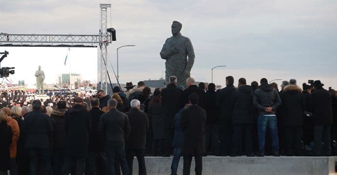 Zagreb: Otkriven spomenik Tuđmanu FOTO: Anadolija