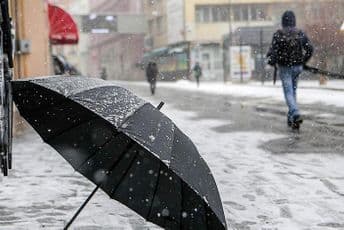 Danas kiša, na sjeveru snijeg Danas kiša, na sjeveru snijeg