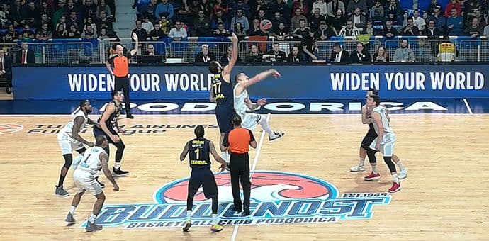 Ubjedljiv poraz Budućnosti u "Morači" Foto: Portal Analitika / Euroleague Twitter