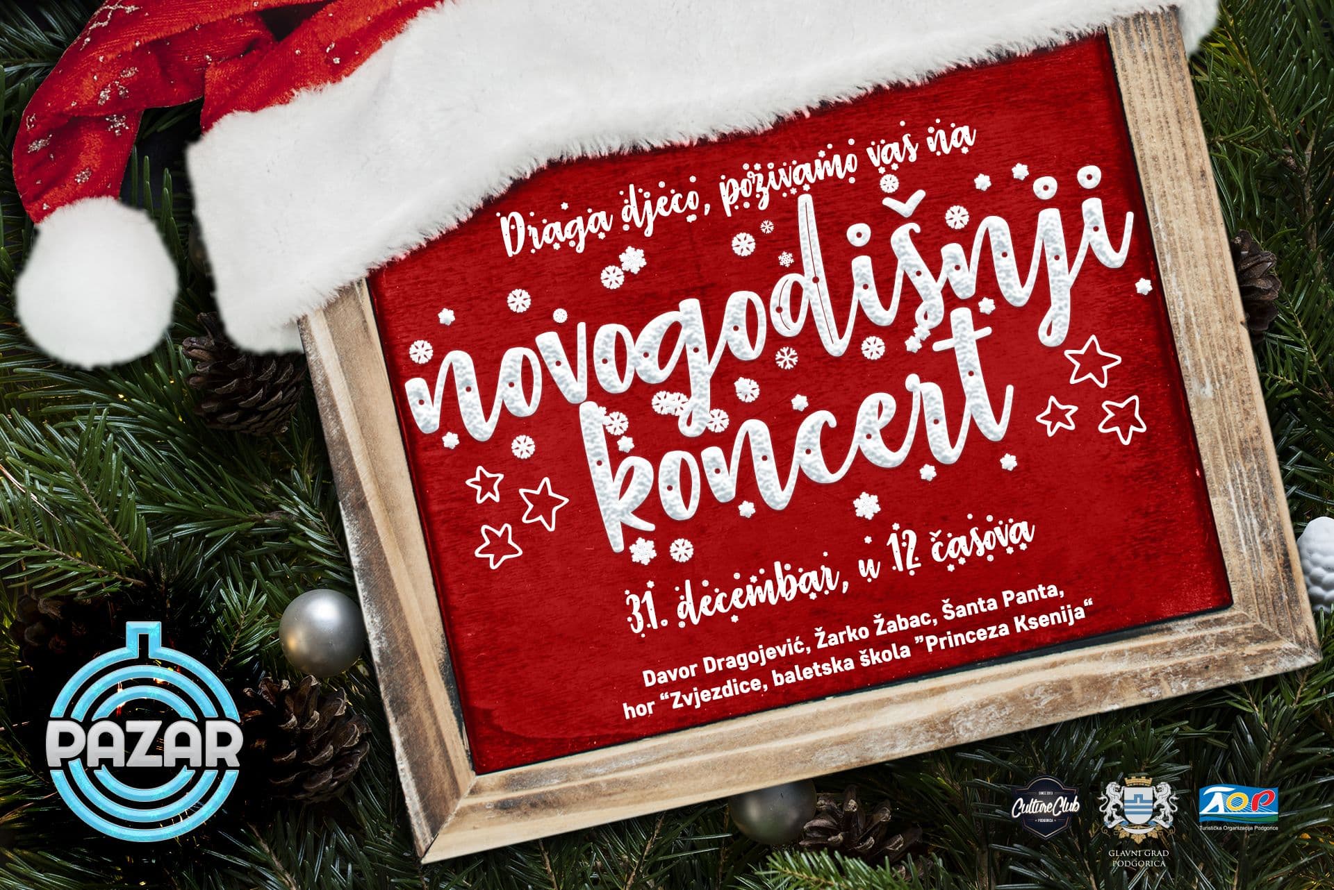 Praznična čarolija u Podgorici se nastavlja Praznična čarolija u Podgorici se nastavlja