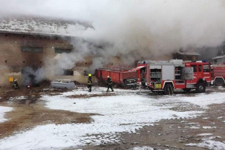 Zapalilo se skladište marihuane: Dim i miris ometali vatrogasce Foto: N.N.