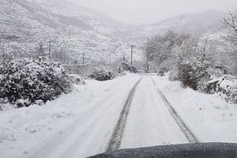 Oprezno na sjeveru zbog poledice i snijega Ilustracija