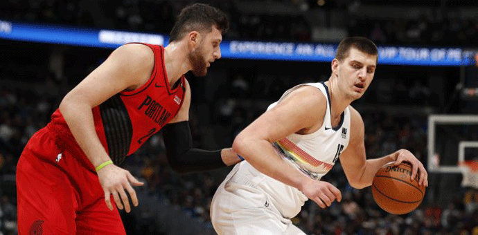 Orlando iznenadio Hjuston, Jokić dominirao protiv Portlanda, šou Karija Foto: Tanjug/ AP Photo/David Zalubowski