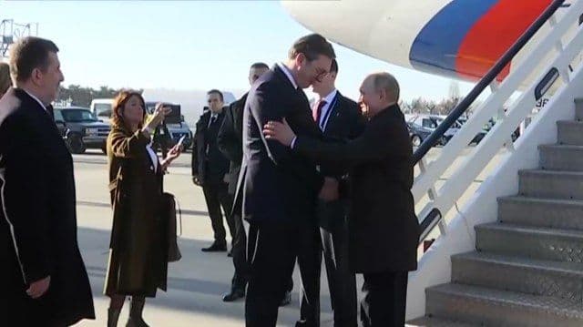 Putin stigao u Beograd (VIDEO) Putin stigao u Beograd (VIDEO)