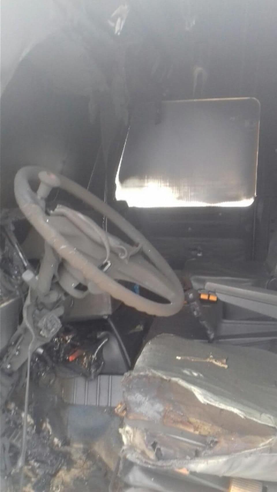 Zapaljen kamion Foto: Dan