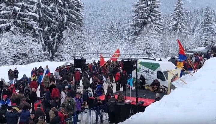 Na Igmanu se vijorila i crnogorska zastava Na Igmanu se vijorila i crnogorska zastava