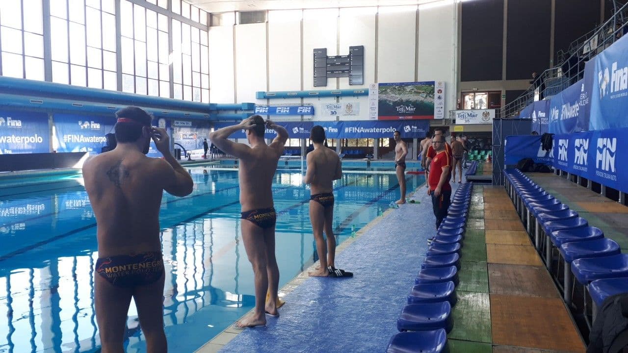 Crna Gora odradila prvi trening pred duel sa Italijom Foto: wpolo.me