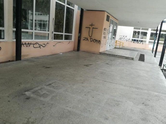 Išarana splitska škola: "Mrzim školu, mrzim Srbe" Foto: Dalmacija danas