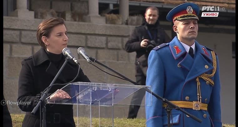 Premijerka Srbije izviždana na proslavi Dana državnosti Premijerka Srbije izviždana na proslavi Dana državnosti