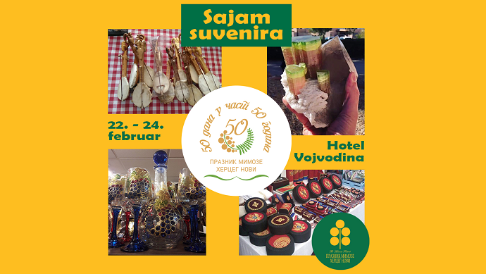 Sajam suvenira i eko hrane od 22. do 24. februara u hotelu Vojvodina Sajam suvenira i eko hrane od 22. do 24. februara u hotelu Vojvodina