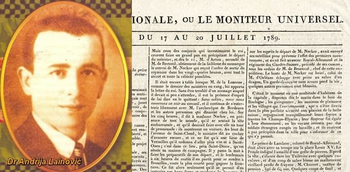 Francuski list Moniteur, 1790. god: Crnogorci su slovenska nacija Francuski list Moniteur, 1790. god: Crnogorci su slovenska nacija