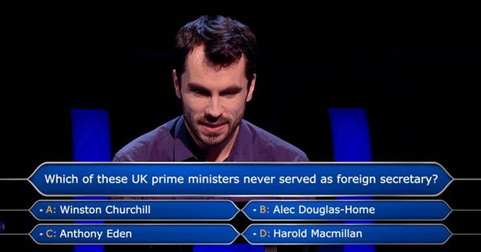 Nije znao pitanje za milion funti Nije znao pitanje za milion funti