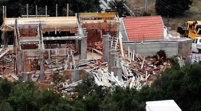 Švajcarcu srušili objekat na pjeni od mora u Baru Švajcarcu srušili objekat na pjeni od mora u Baru