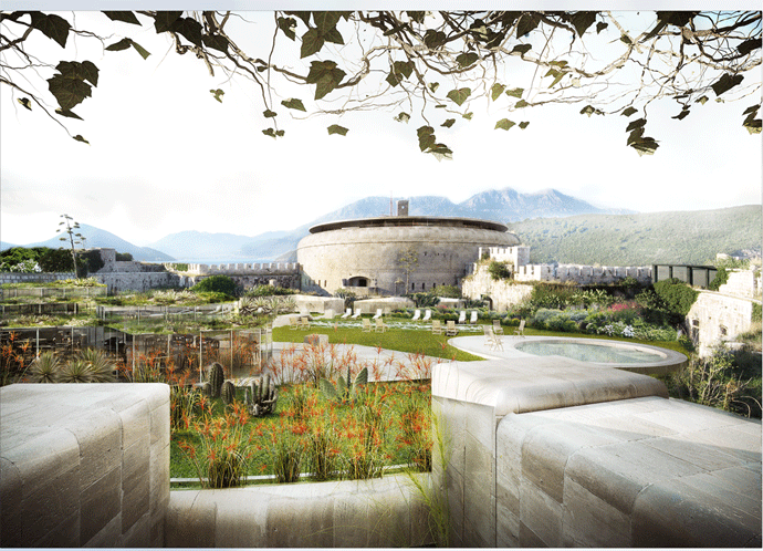 Uklanjanje zemljanog nasipa na centralnom platou na Lastavici Uklanjanje zemljanog nasipa na centralnom platou na Lastavici