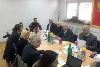 Sastanak delegacija policija Crne Gore, Albanije i Kosova