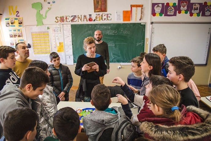 Učenici škole „Oktoih“ na radionici 3D dizajniranja i modelovanja Učenici škole „Oktoih“ na radionici 3D dizajniranja i modelovanja