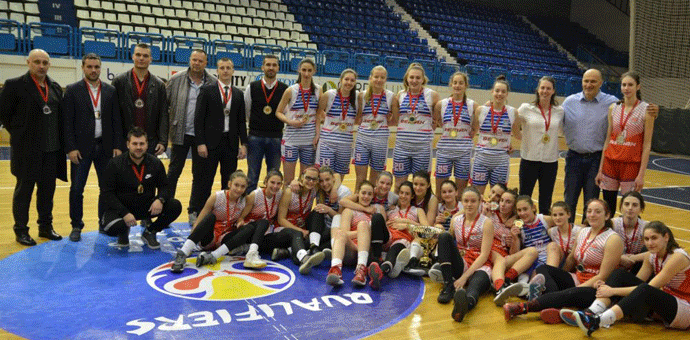 Košarkašice Budućnosti odbranile Kup Foto: KSCG