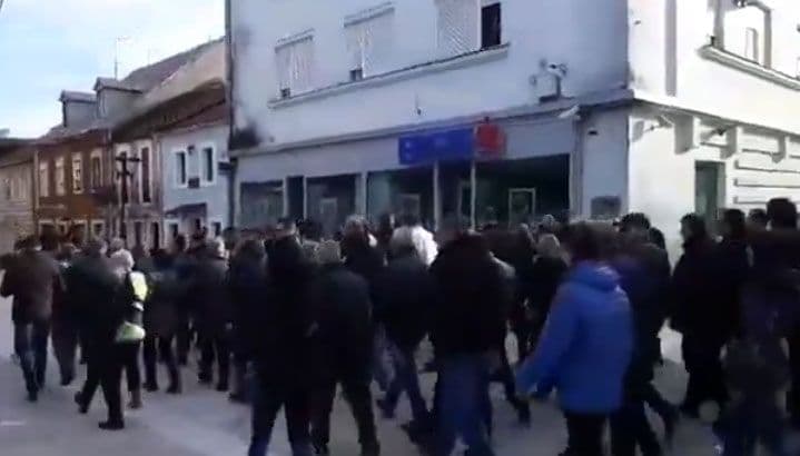 Održan protest na Cetinju Održan protest na Cetinju
