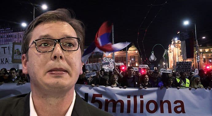 Vučić naredio puštanje uhapšenih protestanata, ali samo nekih Foto: EPA